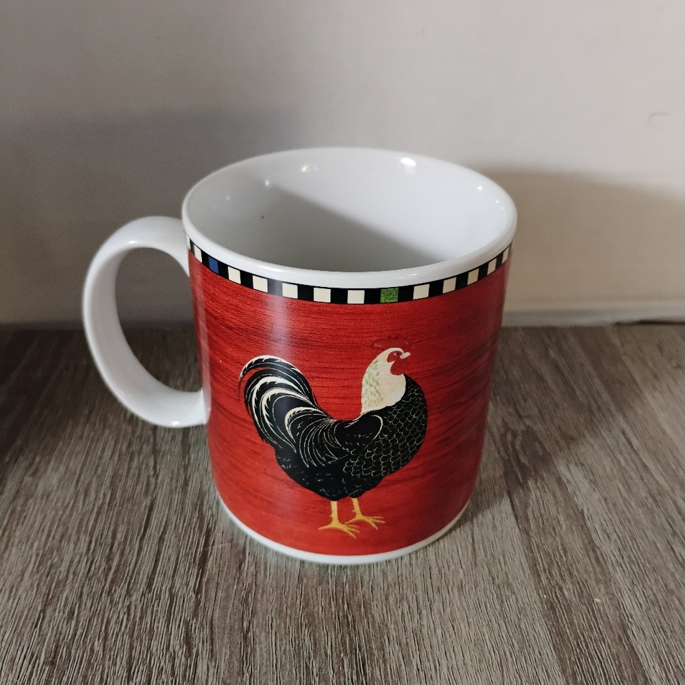 Warren Kimble Oneida Rooster Ceramic Mug